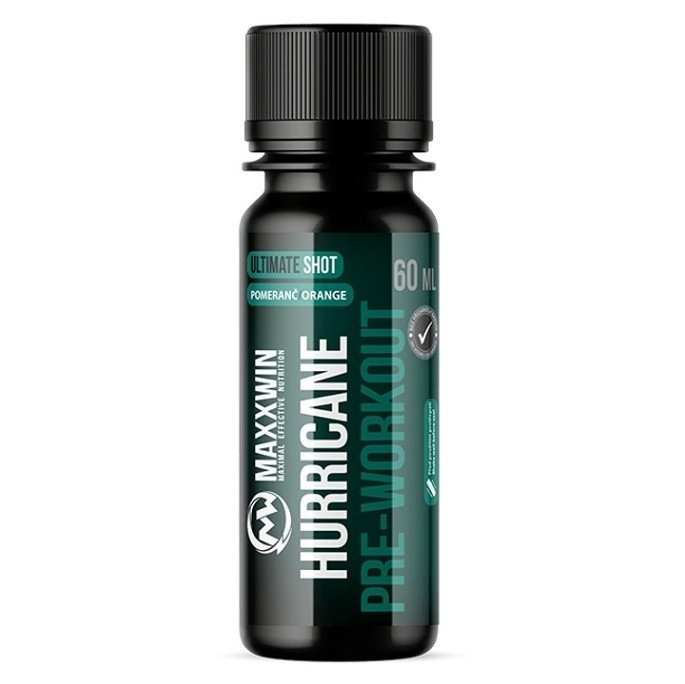 MAXXWIN Hurricane pre-workout shot pomeranč 60 ml