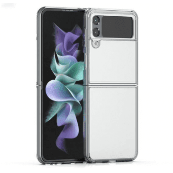 Kryt ochranný CLEAR CASE pro Samsung Galaxy Z Flip4, transparent FORCELL 471392 5903396169915