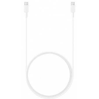 Data kabel Samsung EP-DX310JWE USB-C/USB-C, 3A, 1,8m, bílá (BULK) SAMSUNG 474724