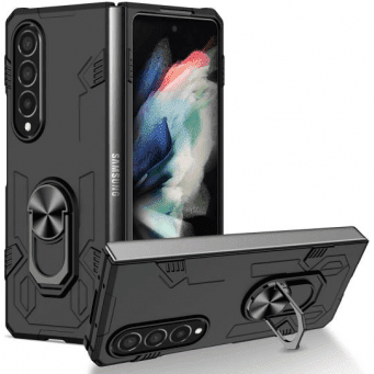 Kryt ochranný Forcell MECHA pro Samsung Galaxy Z Fold3, černá FORCELL 473589 5903396179068