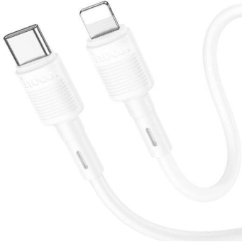 Data kabel HOCO X83 Victory, USB-C/Lightning (PD), PD20W, 1m, bílá HOCO 472663 6931474770851