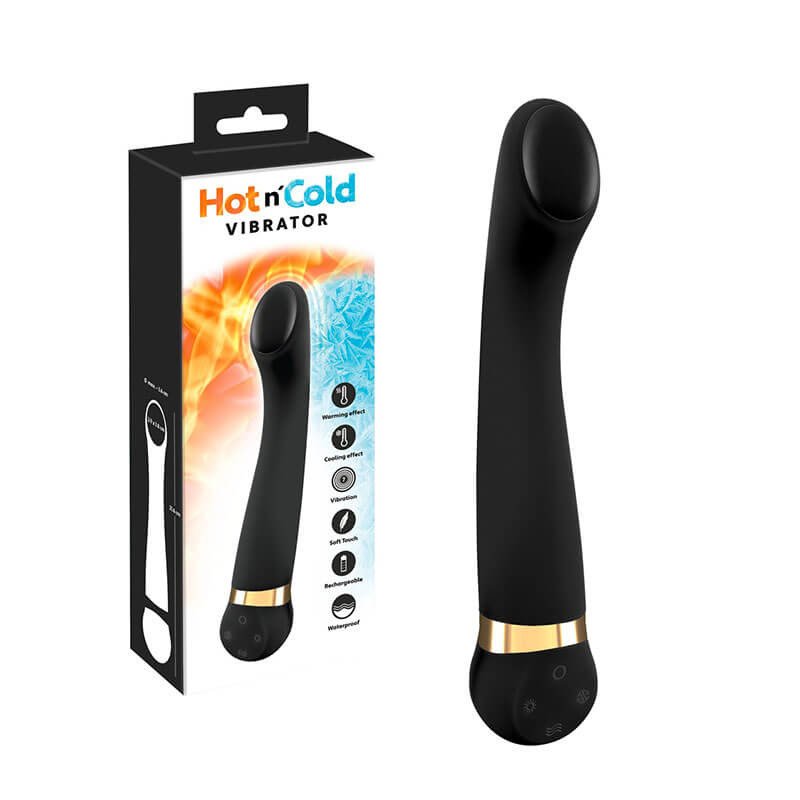 You2Toys Hot 'n Cold - battery-powered, heating G-spot vibrator (black)