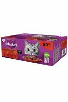 Whiskas kapsičky klasický výběr ve šťávě pro dospělé kočky 80 x 85 g