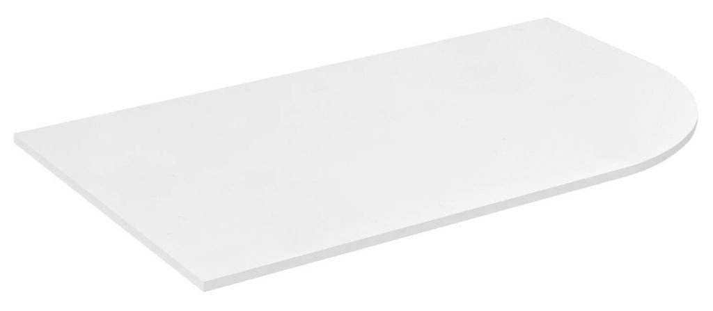 SAPHO PULSE deska Rockstone 755x12x455mm, levá, bílá mat BM750-0101