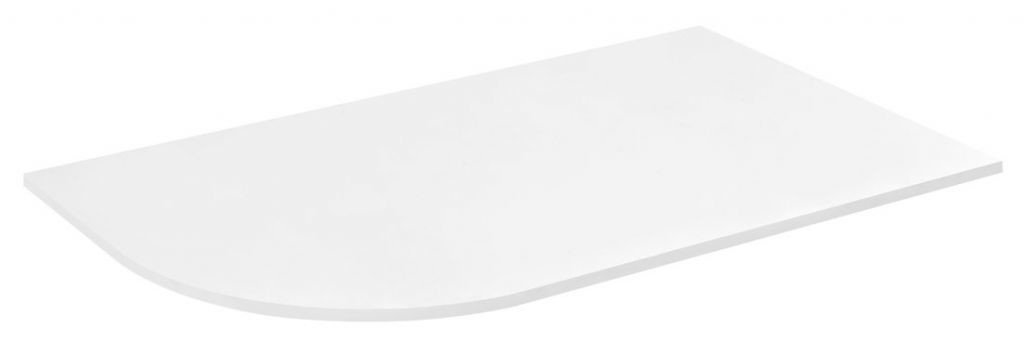 SAPHO PULSE deska Rockstone 755x12x455mm, pravá, bílá mat BM760-0101