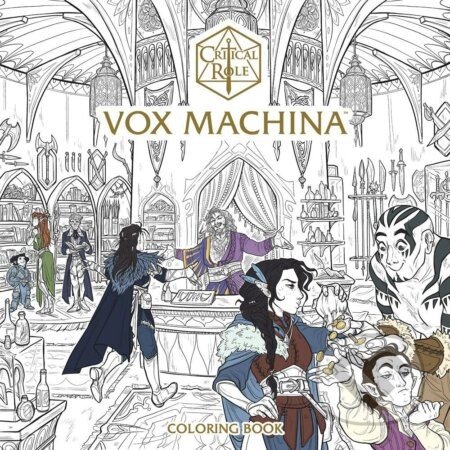 Critical Role: Vox Machina Coloring Book - Critical Role, Olivia Samson (Ilustrátor), CoupleofKooks (Ilustrátor)