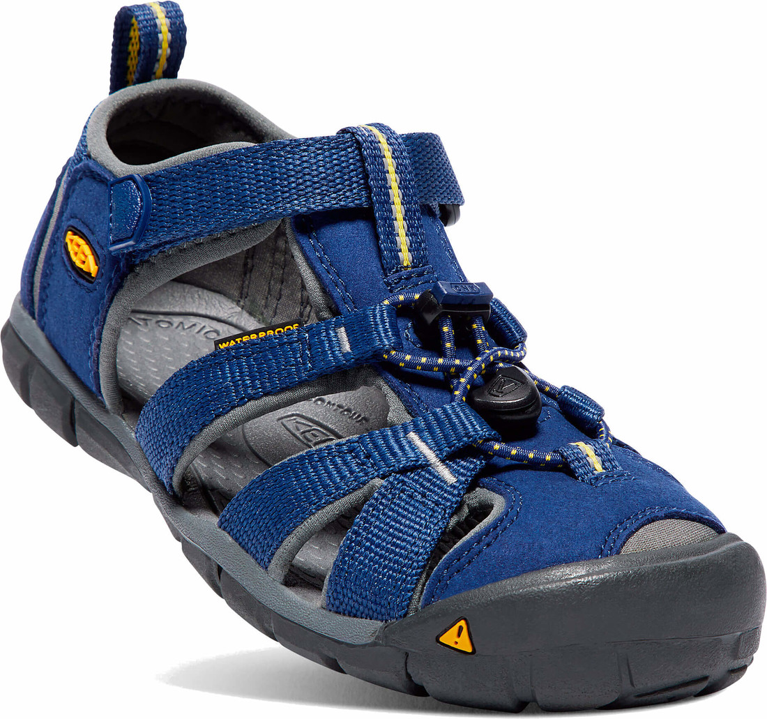 KEEN Dětské sandále SEACAMP 1010096 blue depths/gargoyle 36