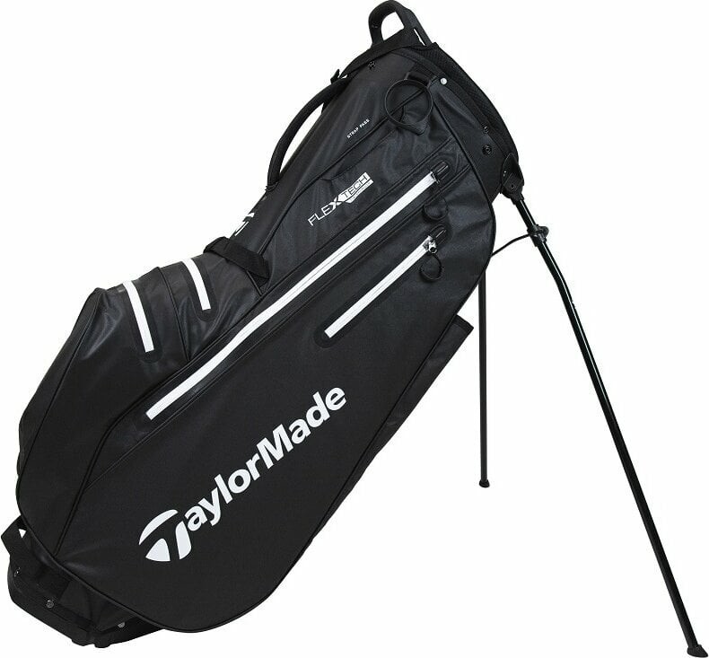 TaylorMade Flextech Waterproof Stand Bag Black Stand Bag