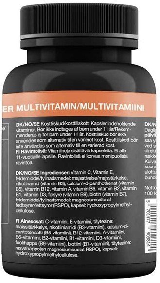Vitamíny a minerály Pure Power Multivitamin 100 capsules
