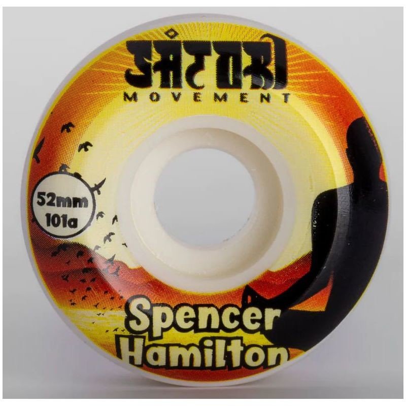 SK8 KOLA SATORI Spencer Hamilton Meditat - žlutá - 52mm/101a