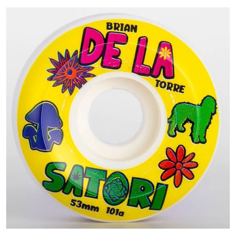 SK8 KOLA SATORI Brian Delatorre DE LA Co - žlutá - 53mm/101a