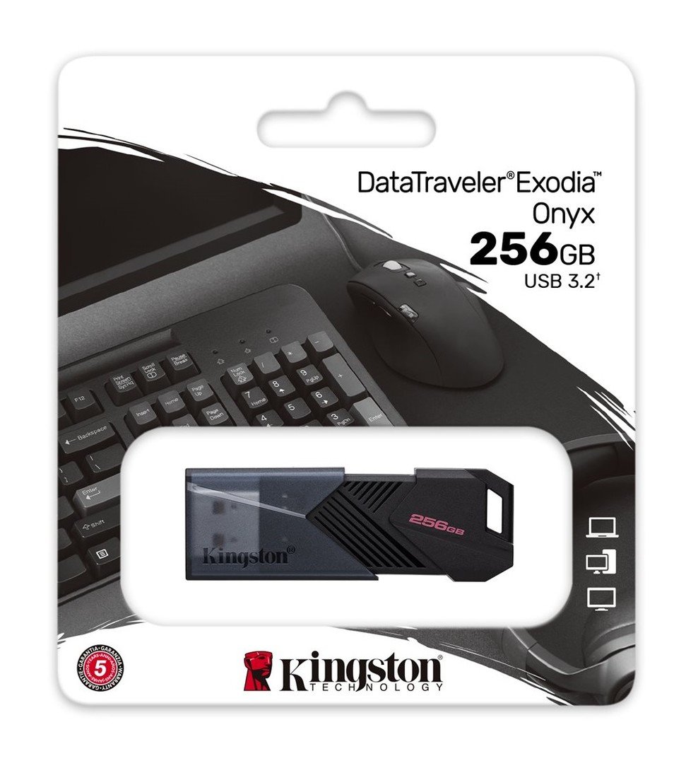 Flash disk Kingston Exodia Onyx USB 3.2 256GB černý 94704