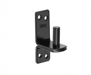 Držák čepu k pásovému závěsu černý Domax - C13/11 13x11x104mm