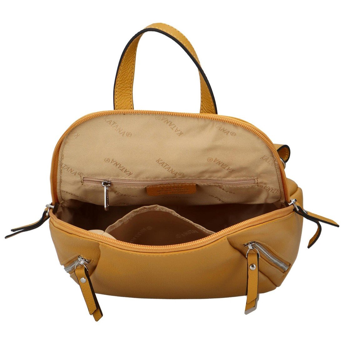 Luxusní dámský batůžek Katana Hiloka, žlutá