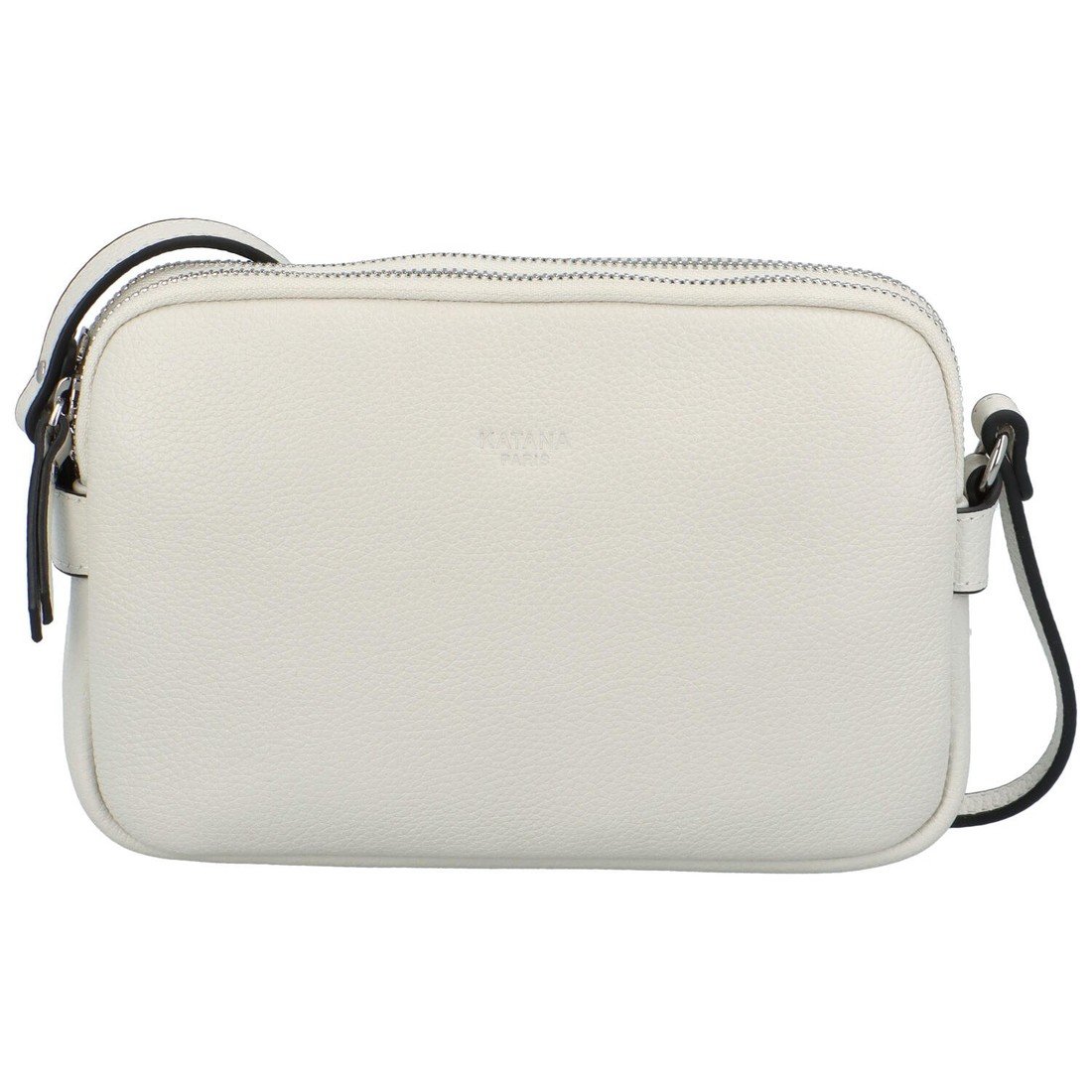 Luxusní dámská kožená crossbody Katana Wenaro, bílá