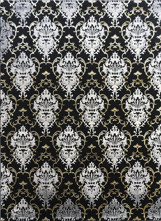 Berfin Dywany Kusový koberec Elite 23282 Black Gold - 120x180 cm Černá