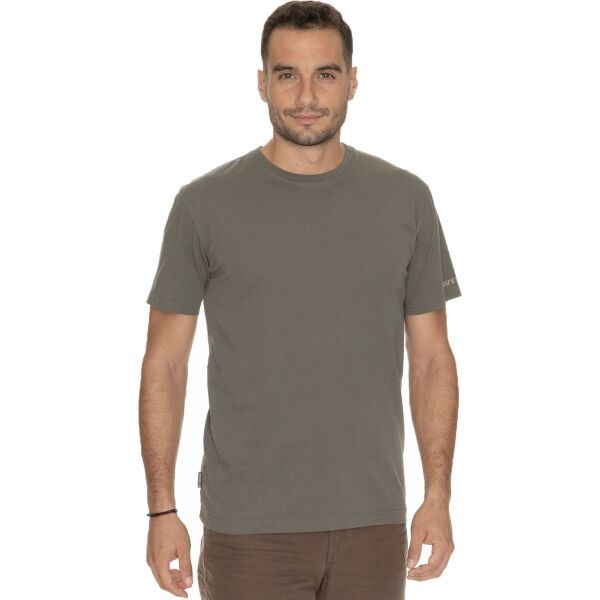 BUSHMAN BASE III Pánské tričko, khaki, velikost L