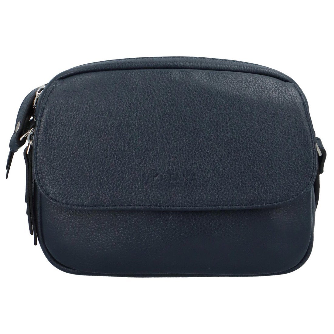 Dámská luxusní kožená crossbody Katana Tifanny, tmavě modrá