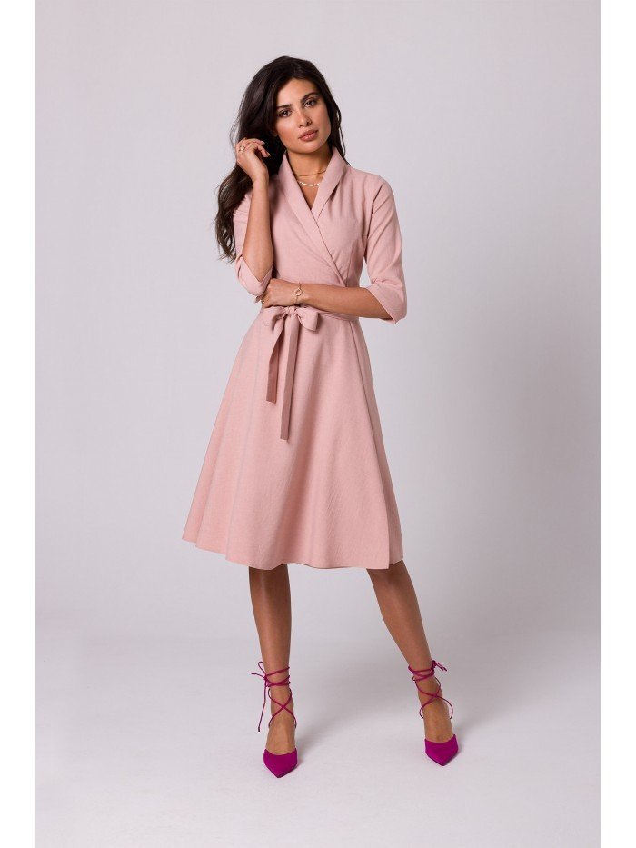 BeWear Dámské společenské šaty Ibliramur B255 růžová L