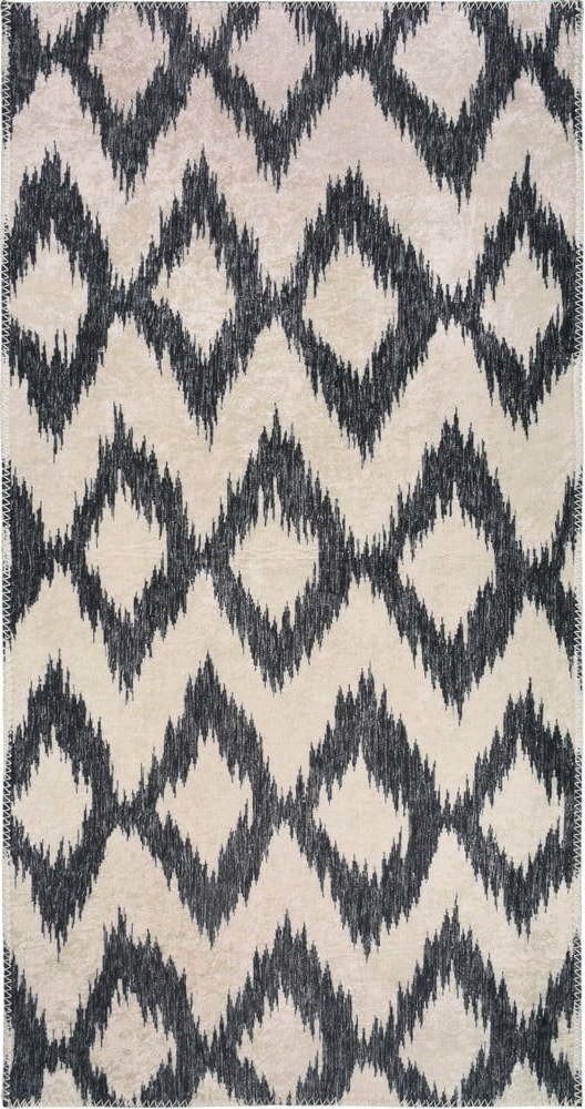 Bílo-modrý pratelný koberec 80x150 cm – Vitaus