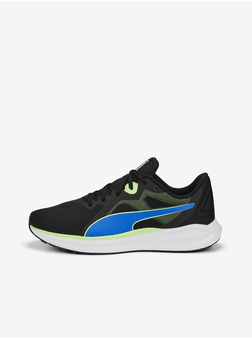 Modro-černé pánské tenisky Puma Twitch Runner Fresh PUMA Black-Royal Sap - Pánské