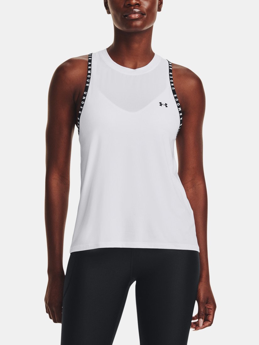 Under Armour Tílko Knockout Novelty Tank-WHT - Dámské