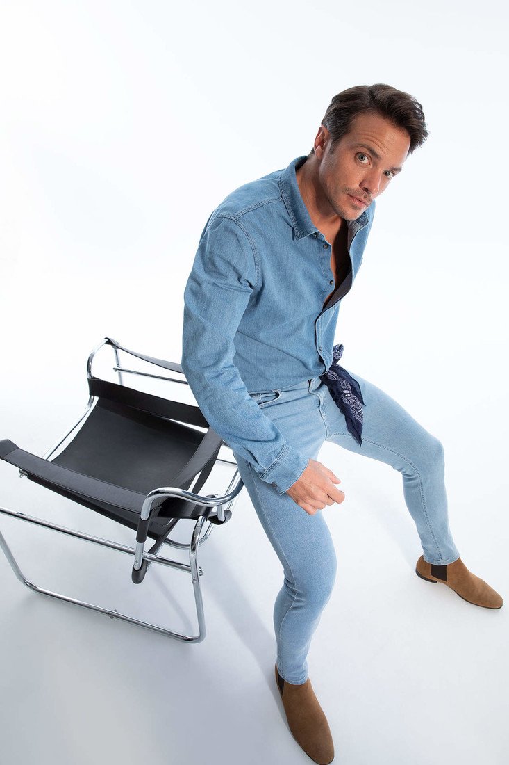 DEFACTO Slim Fit Long Sleeve Shirt