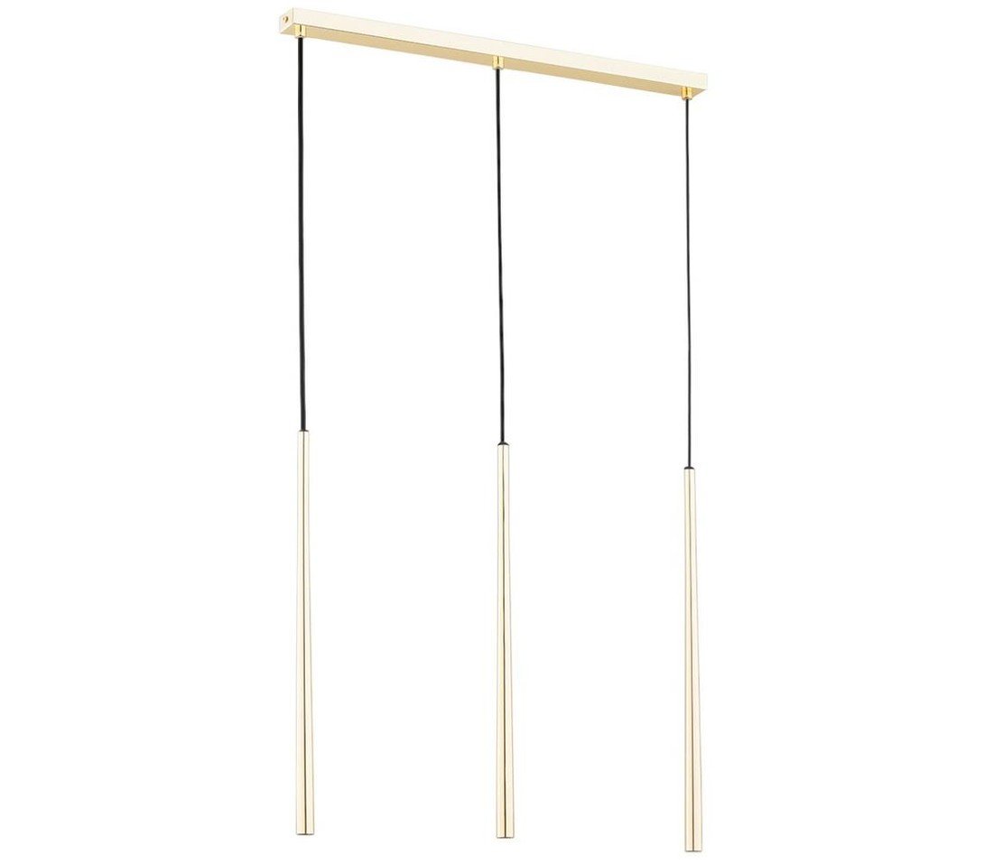 Lustr na lanku CARMEN 3xG9/40W/230V zlatá