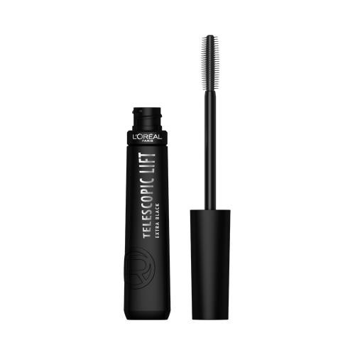 L'Oréal Paris Telescopic Lift 9,9 ml řasenka pro objem, prodloužení a lifting řas pro ženy Extra Black