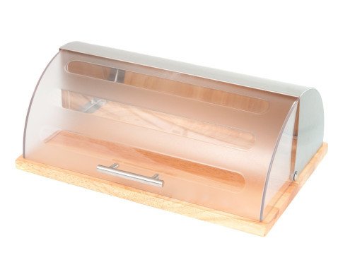 Chlebník Grande 39 cm, nerez/dřevo