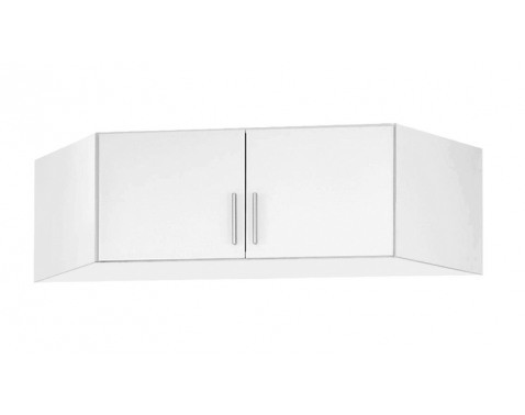 Rohový skříňový nástavec Celle, bílý