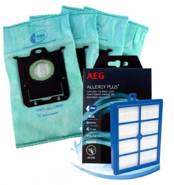 nipponcec.cz HEPA filtr H13 a sáčky s-Bag ® E206 Anti-Allergy Kit 1+4ks originály v sadě