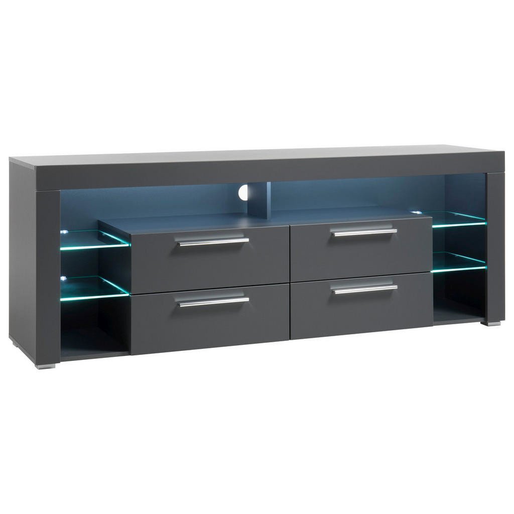 Carryhome TV DÍL, šedá, 179/66/44 cm