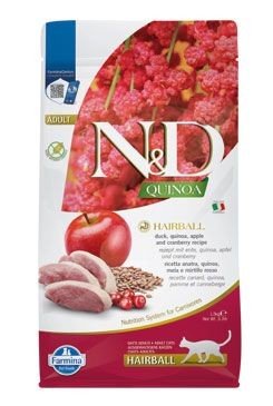 N&D (Farmina Pet Foods) N&D Quinoa CAT Hairball 1,5kg