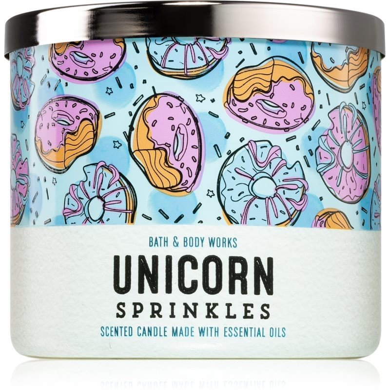 Bath & Body Works Unicorn Sprinkles vonná svíčka 411 g