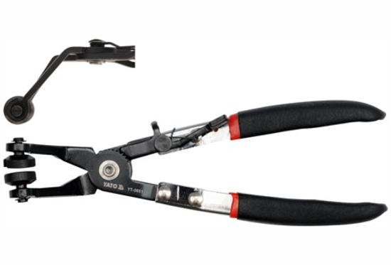 Kleště na samosvorné hadicové spony 230mm 45°