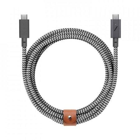 Native Union kábel Belt Cable Pro USB-C to USB-C 2.4m 240W - Zebra