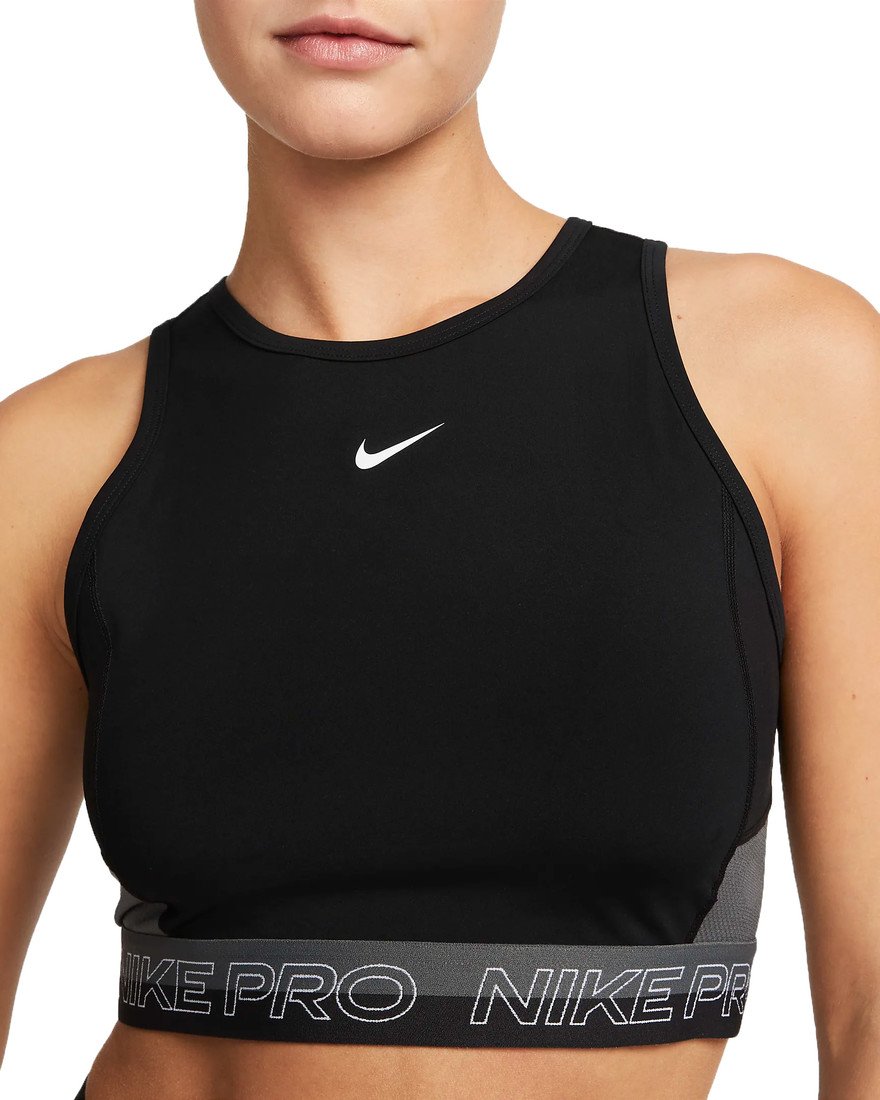 Tílko Nike W NP DF CROP TANK FEMME