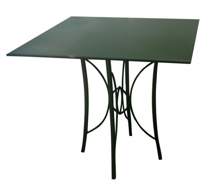 IRON-ART BRETAGNE - kovový stůl 80 x 80 cm
