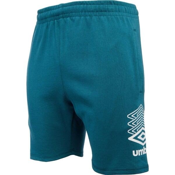 Umbro TERRACE SHORT Pánské šortky, tmavě zelená, velikost XXL