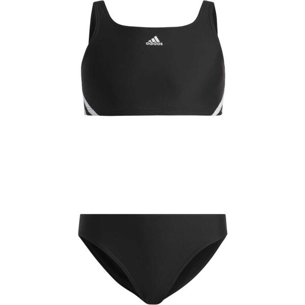 adidas 3S BIKINI Dívčí dvoudílné plavky, černá, velikost 152