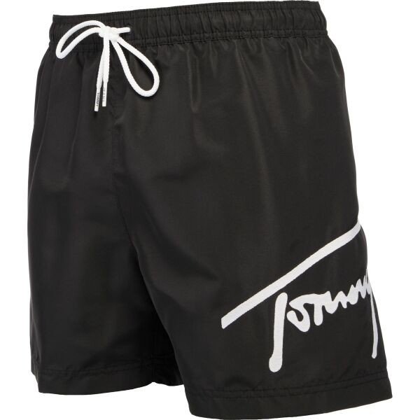 Tommy Hilfiger TJ SIGNATURE-SF MEDIUM DRAWSTRING Pánské plavecké šortky, černá, velikost L