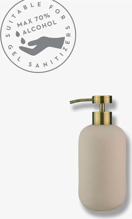 Krémový keramický dávkovač mýdla 200 ml Lotus – Mette Ditmer Denmark