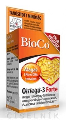 BioCo Magyarország Kft. Biocel Omega-3 Forte Megapack cps 1x100 ks