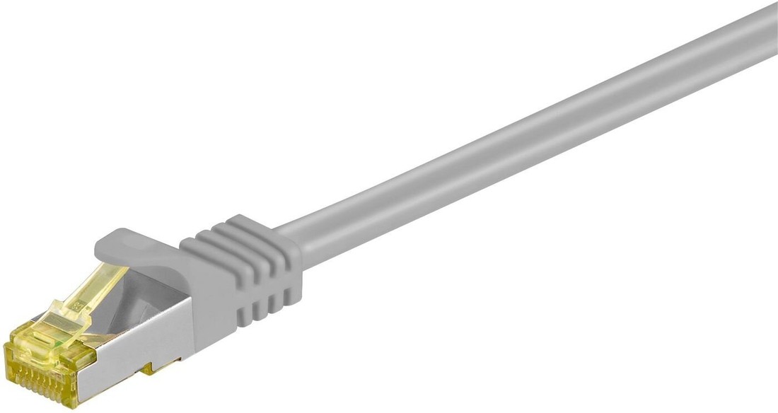MicroConnect patch kabel S/FTP, RJ45, Cat7, 2m, šedá - SFTP702