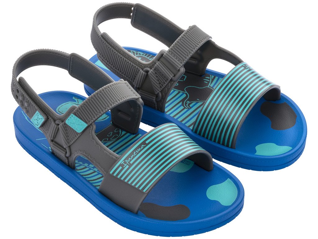 Ipanema Recreio Papete Kids 26883-AD243 Dětské sandály modro / šedé 28-29