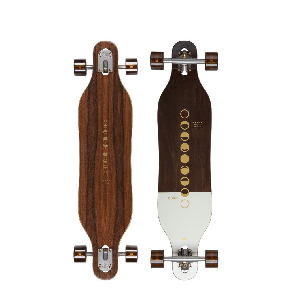 Longboard Arbor Solstice Lunar B4Bc Axis - Hnědá - 37