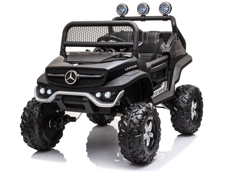 mamido Dětské elektrické autíčko Mercedes-Benz Unimog S 4x4 černé