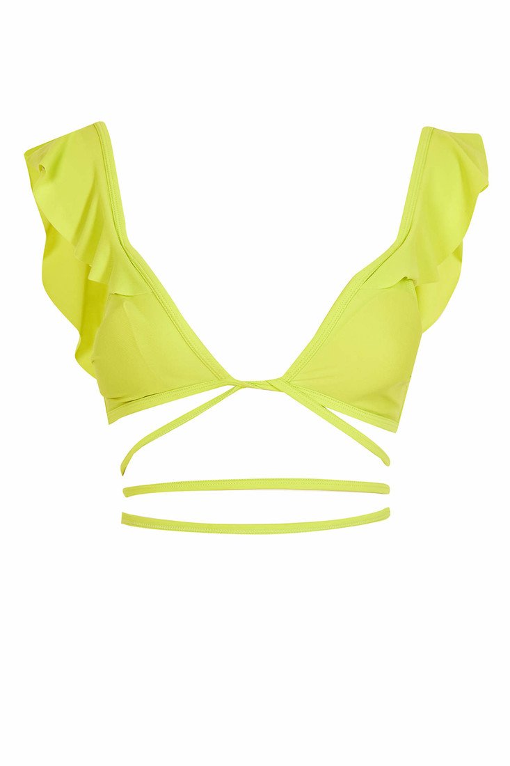 DEFACTO Tie Detailed Triangle Bikini Top