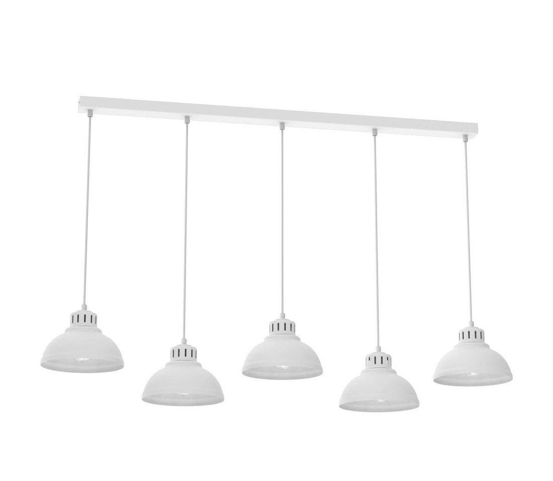 Lustr na lanku SVEN 5xE27/15W/230V bílá
